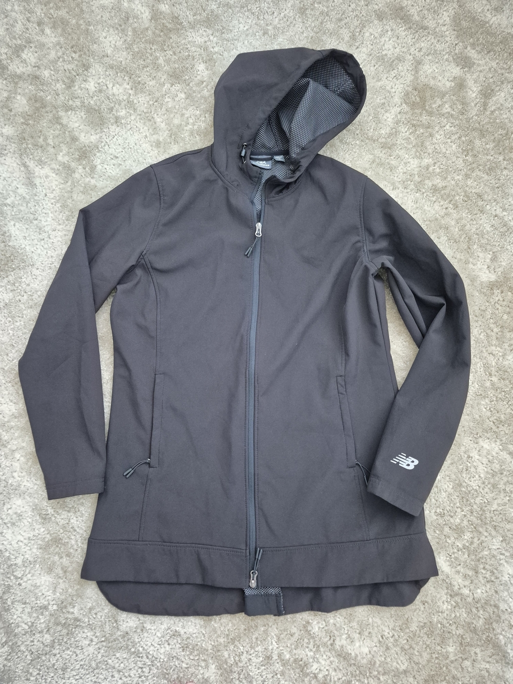 New Balance Women's Black Hooded Softshell Coat